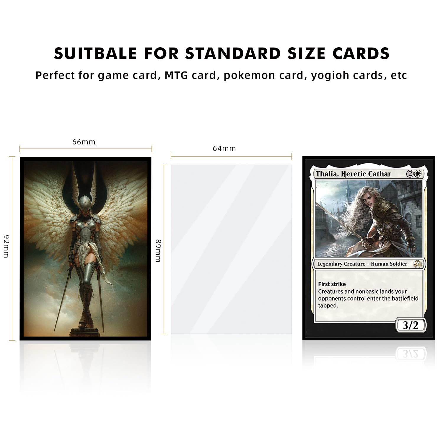 Amazon.co.jp: Katomula MTGカードスリーブ 100枚 インナースリーブ100